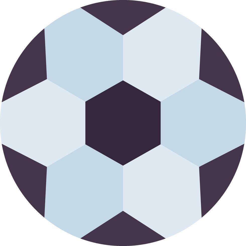 A soccer ball with a hexagon pattern on it vector
