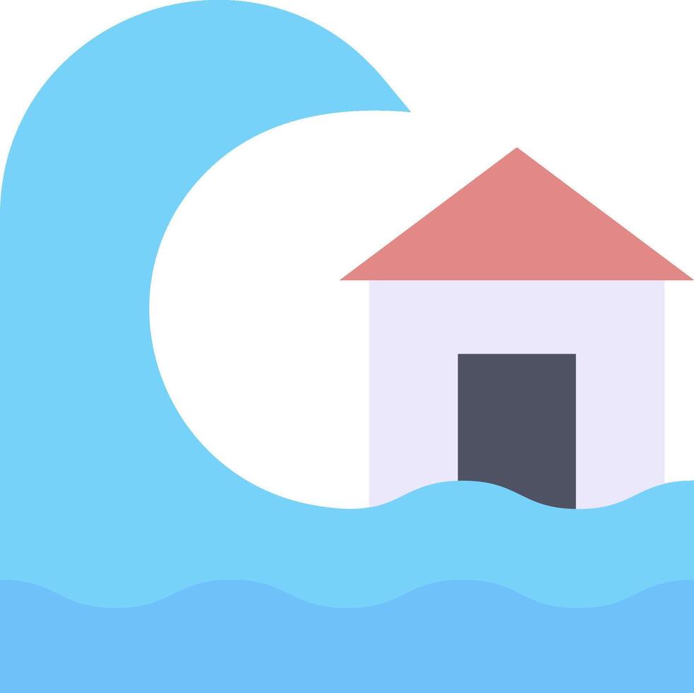 A house in the middle of a wave vector