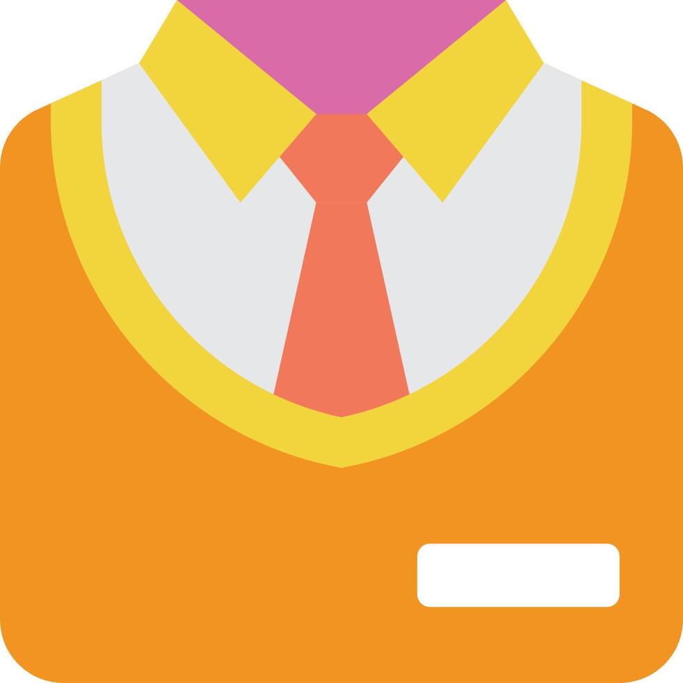 A man wearing a tie and a shirt vector