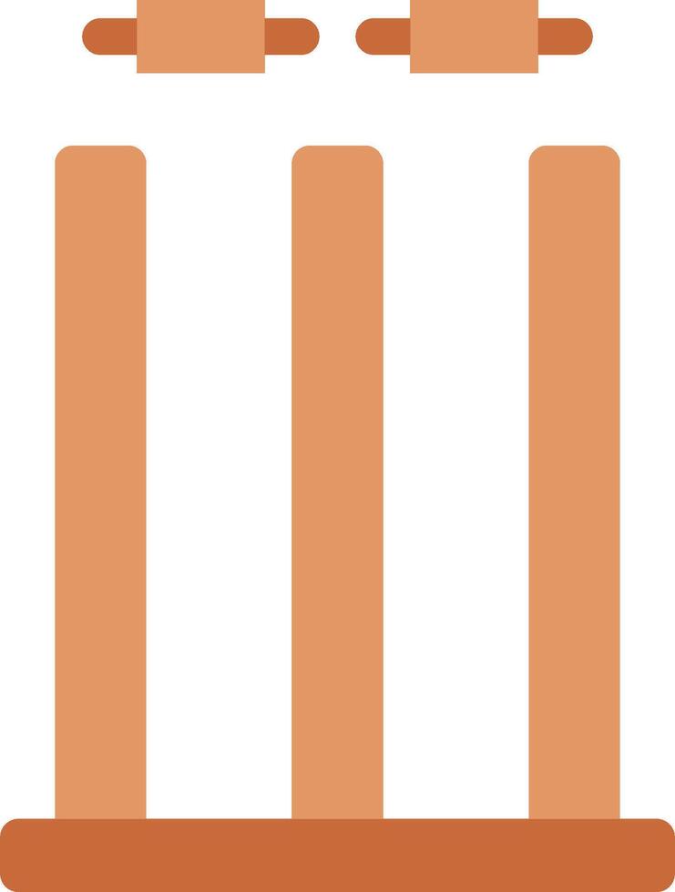 Cricket stadium icon vector