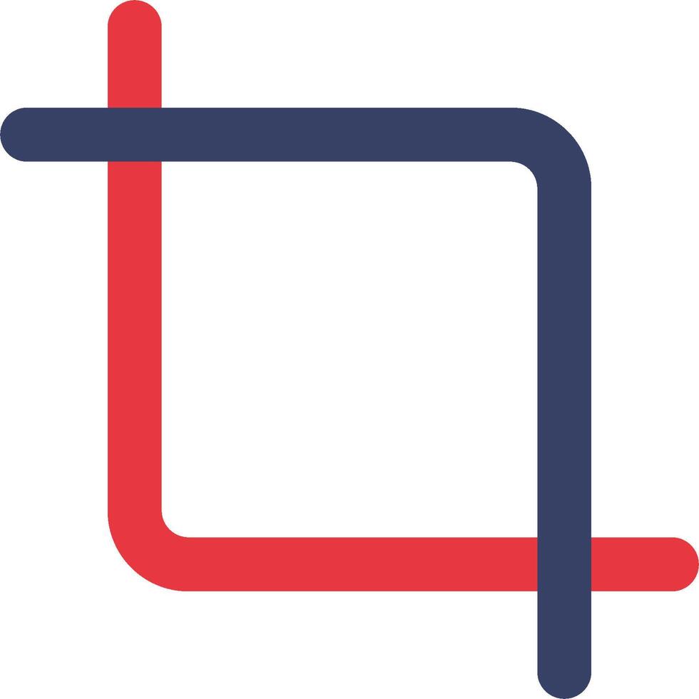 The logo for the company, with a red and blue square vector