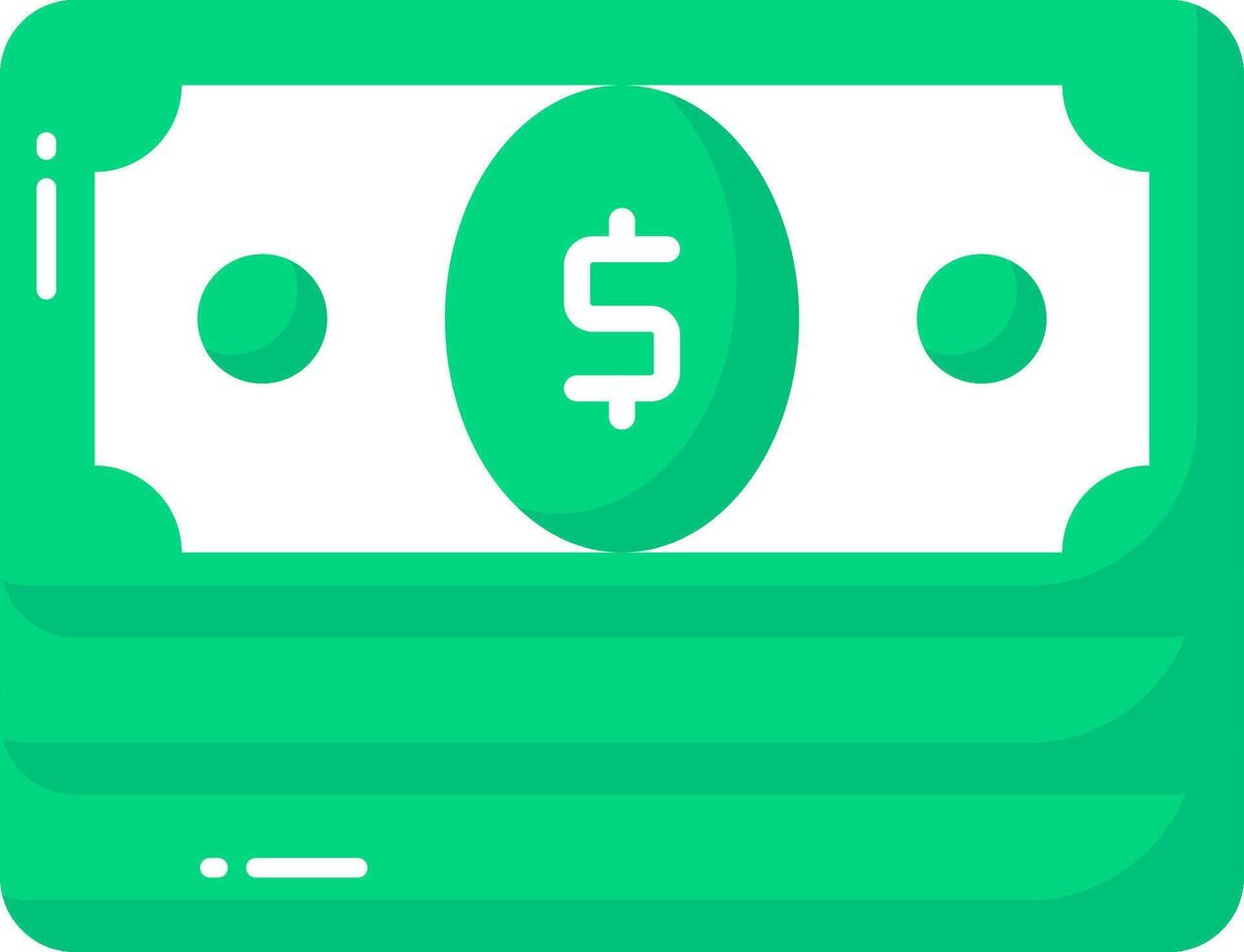 Money icon flat design vector