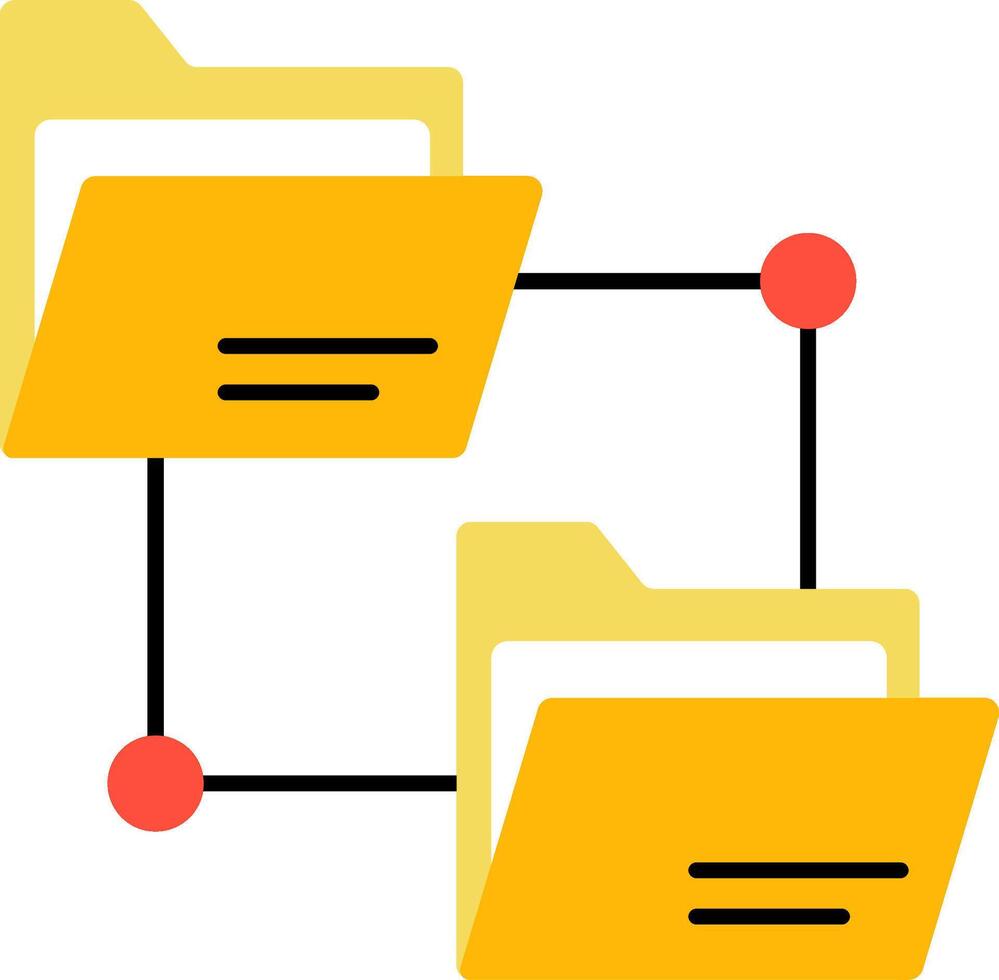 File sharing with file sharing icon vector