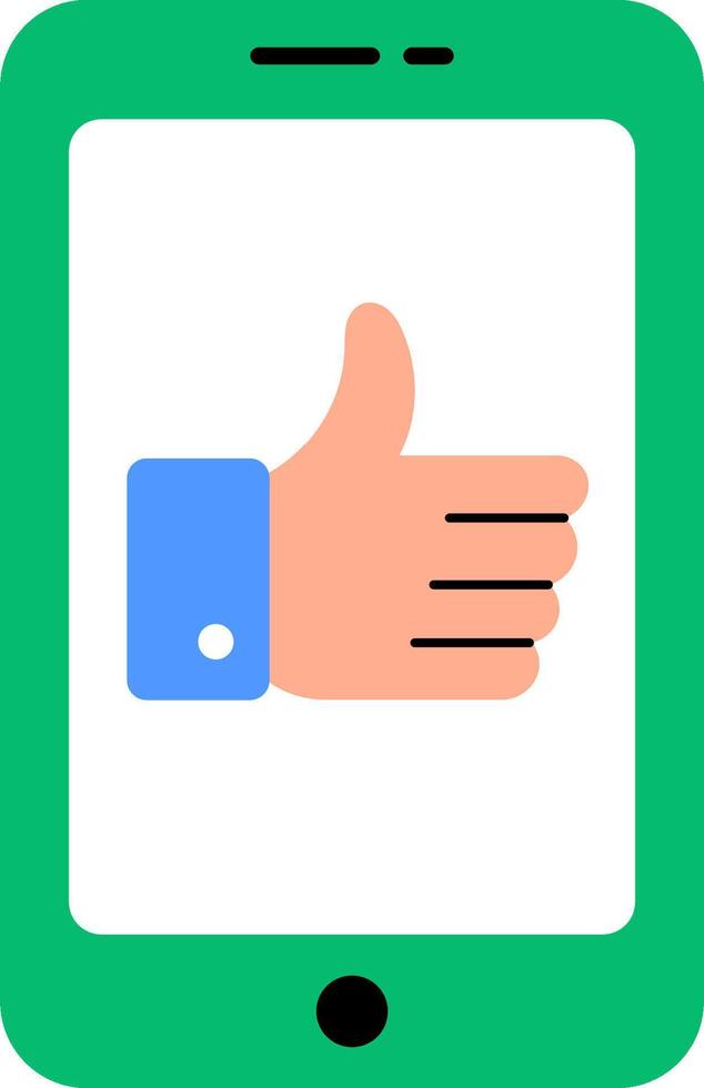 Thumbs up icon vector