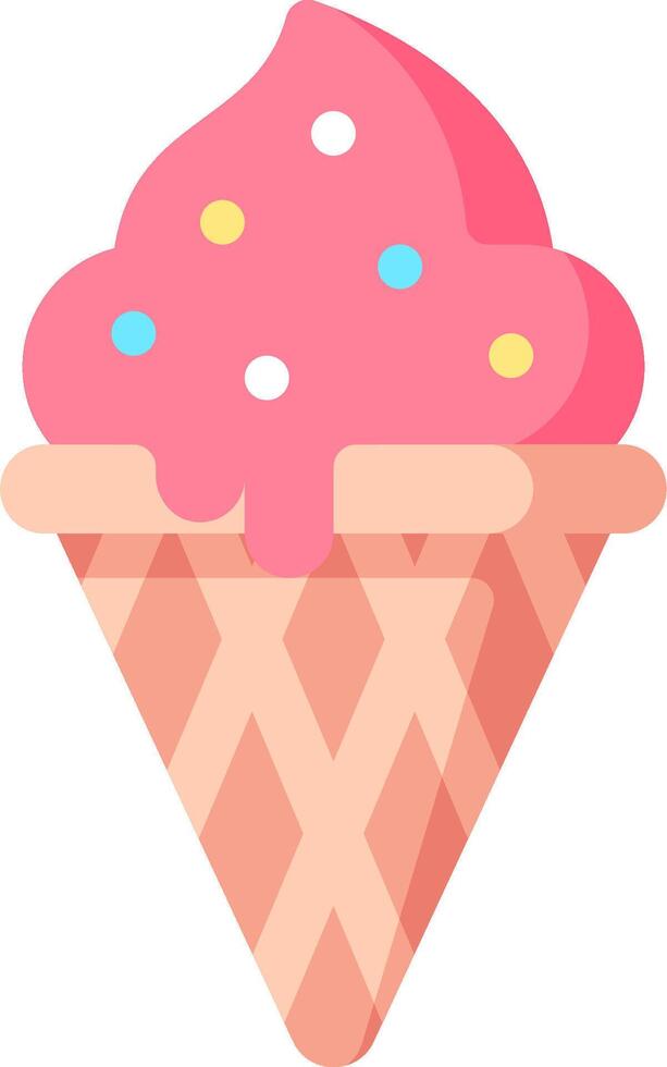Ice cream cone clipart vector