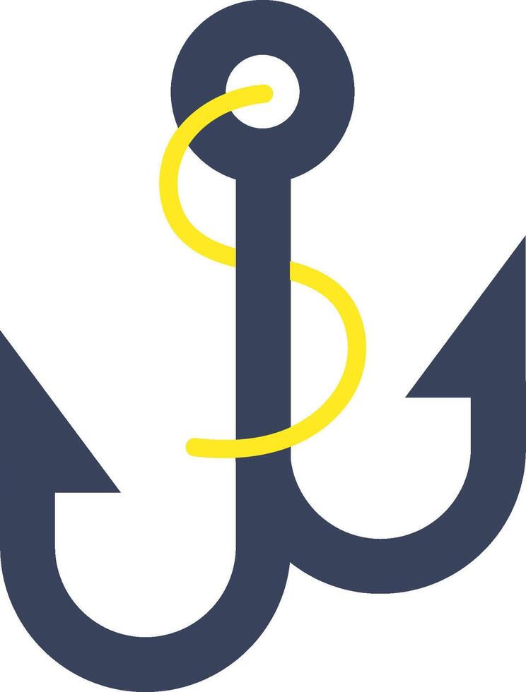 Anchor icon illustration vector