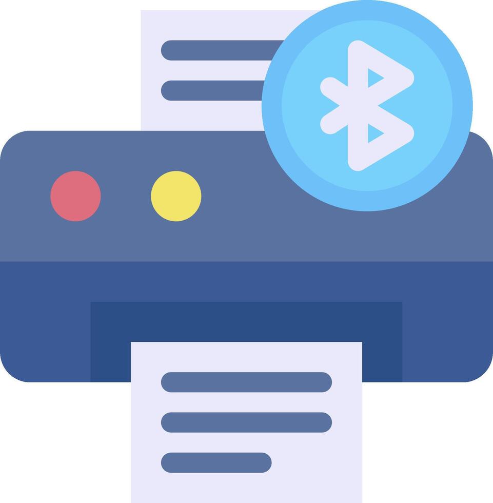 How to print bluetooth printer vector