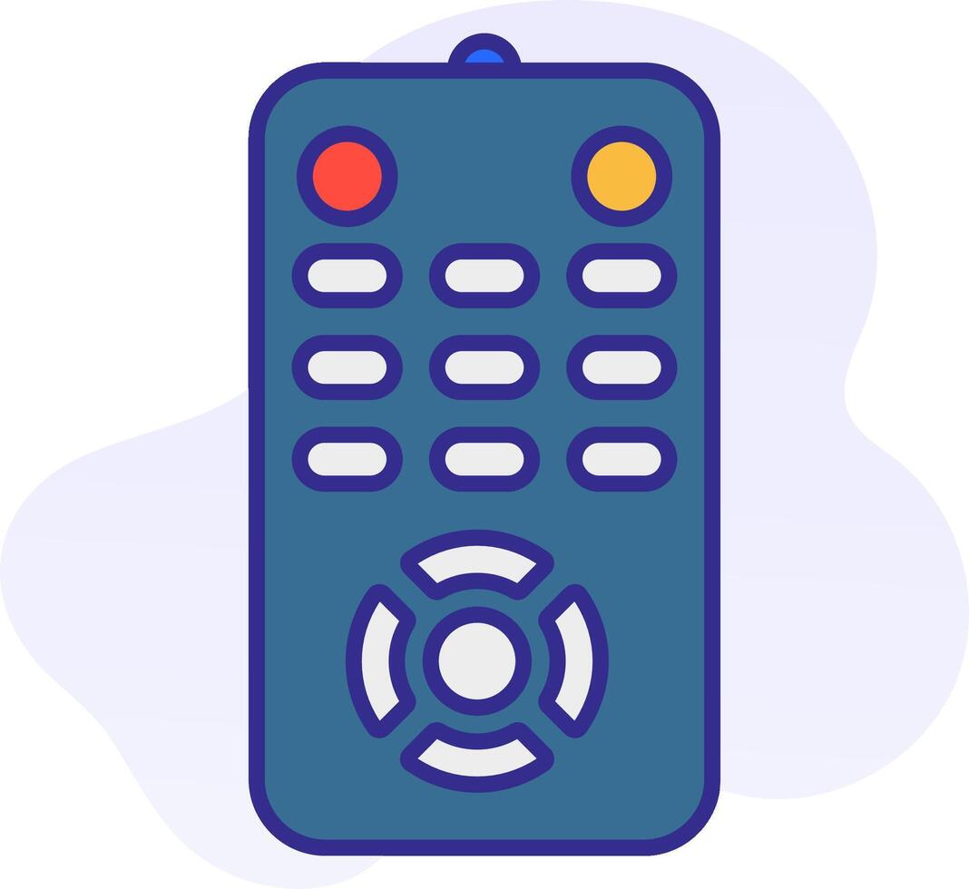 A remote control icon on a white background vector
