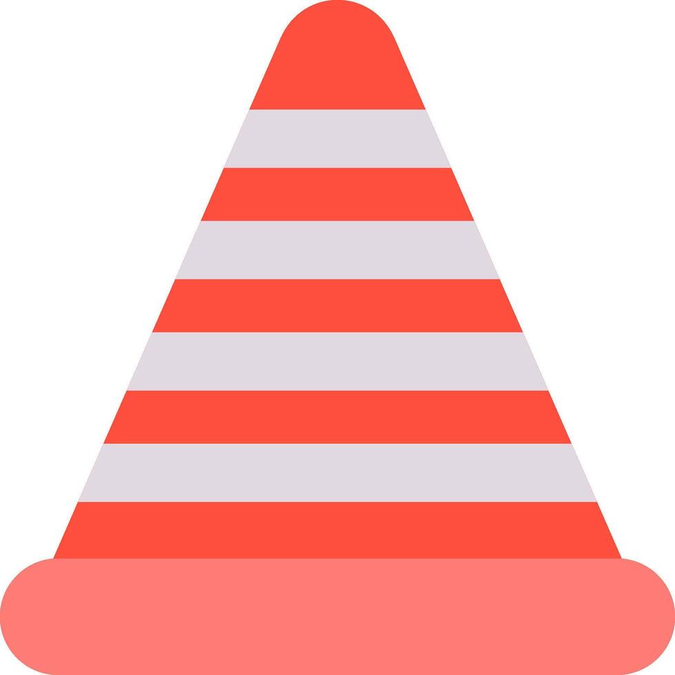 Traffic cone icon vector