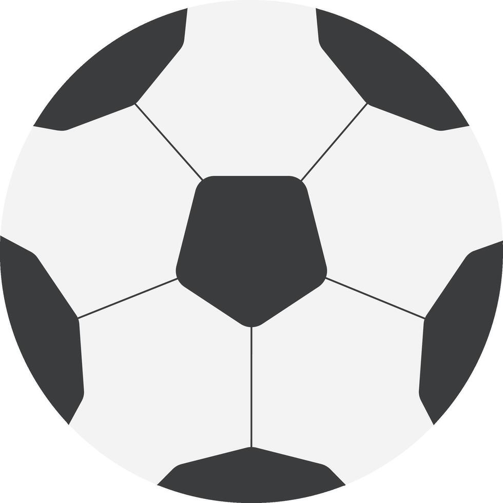 A soccer ball is shown on a white background vector