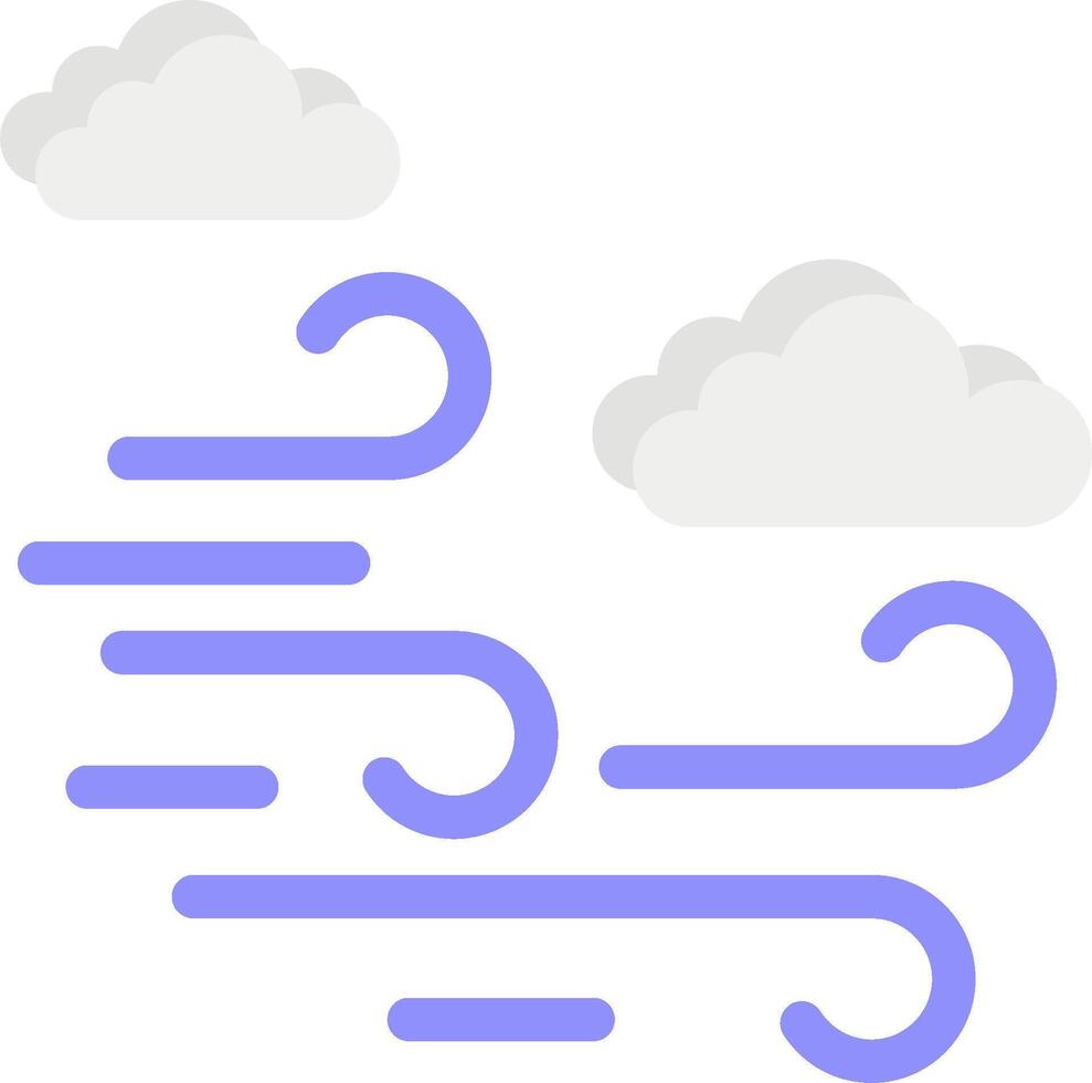 A blue and purple cloud with a white background vector