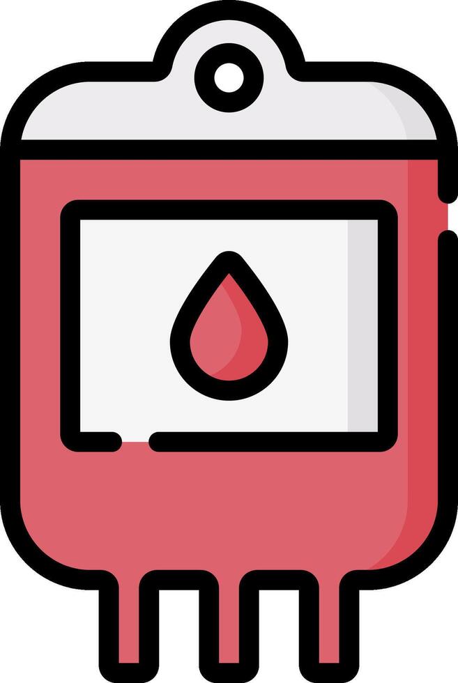 Blood donation icon vector