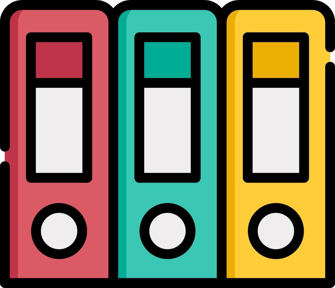 File folder icon vector