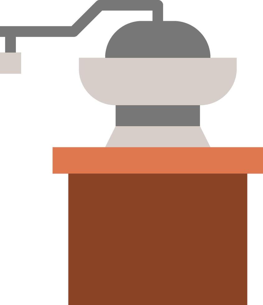 A coffee grinder on a table vector