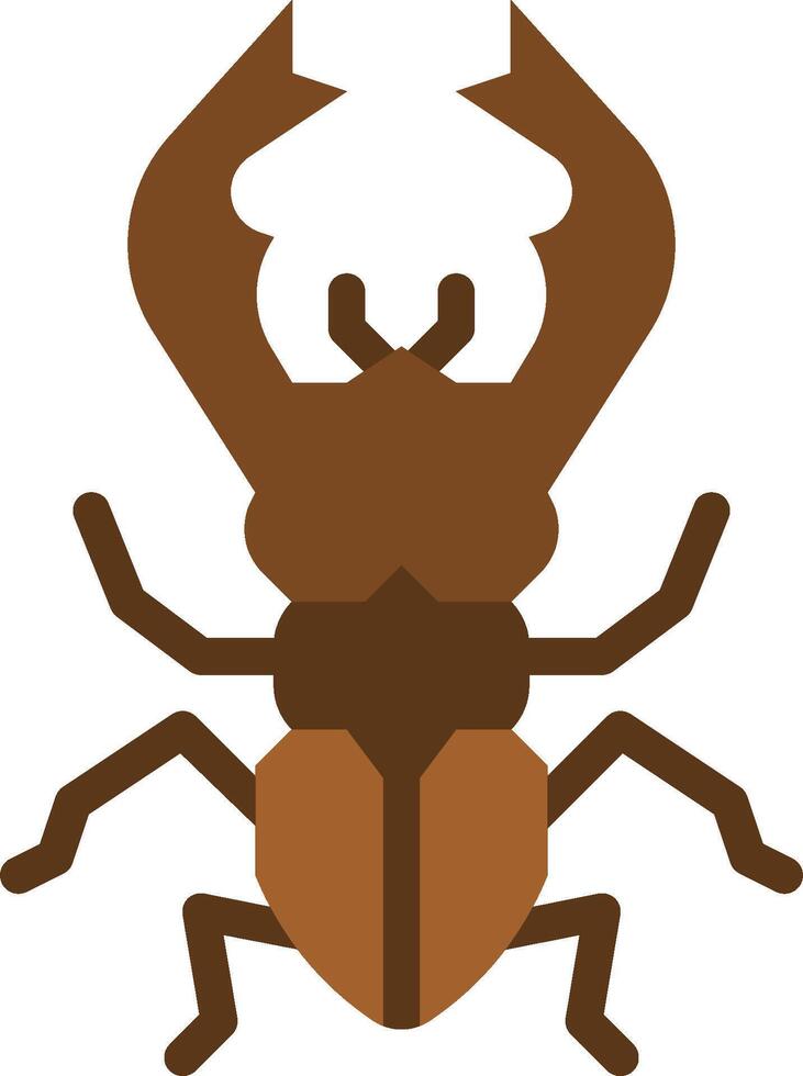 A brown bug with long legs and a long tail vector