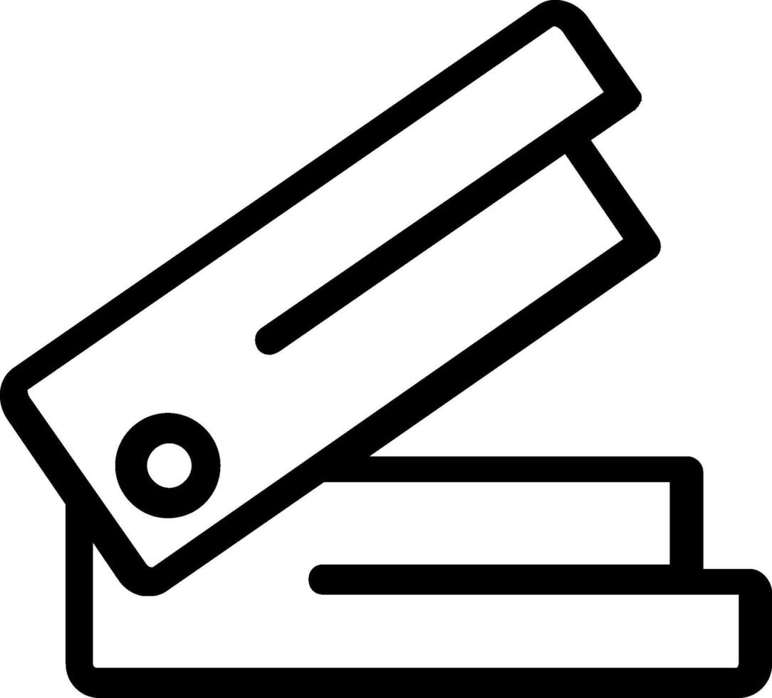 A stapler icon on a white background vector