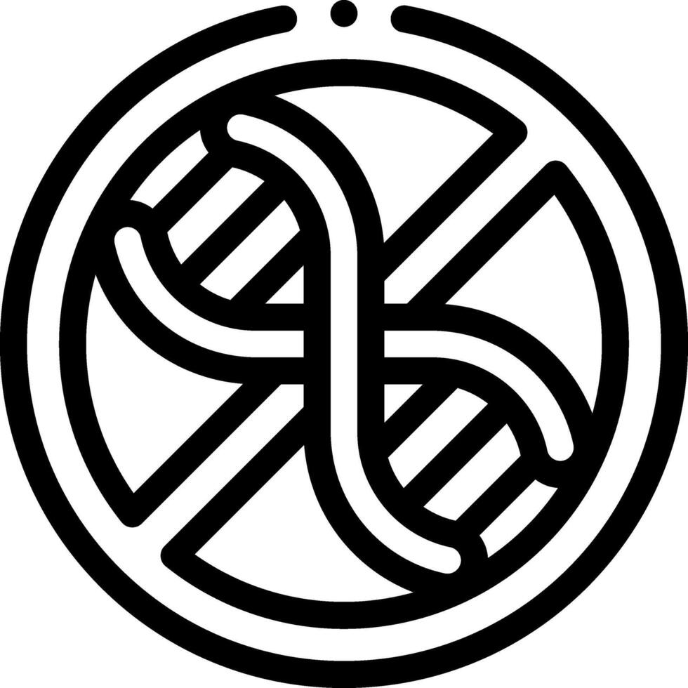 The logo for the dna molecule vector