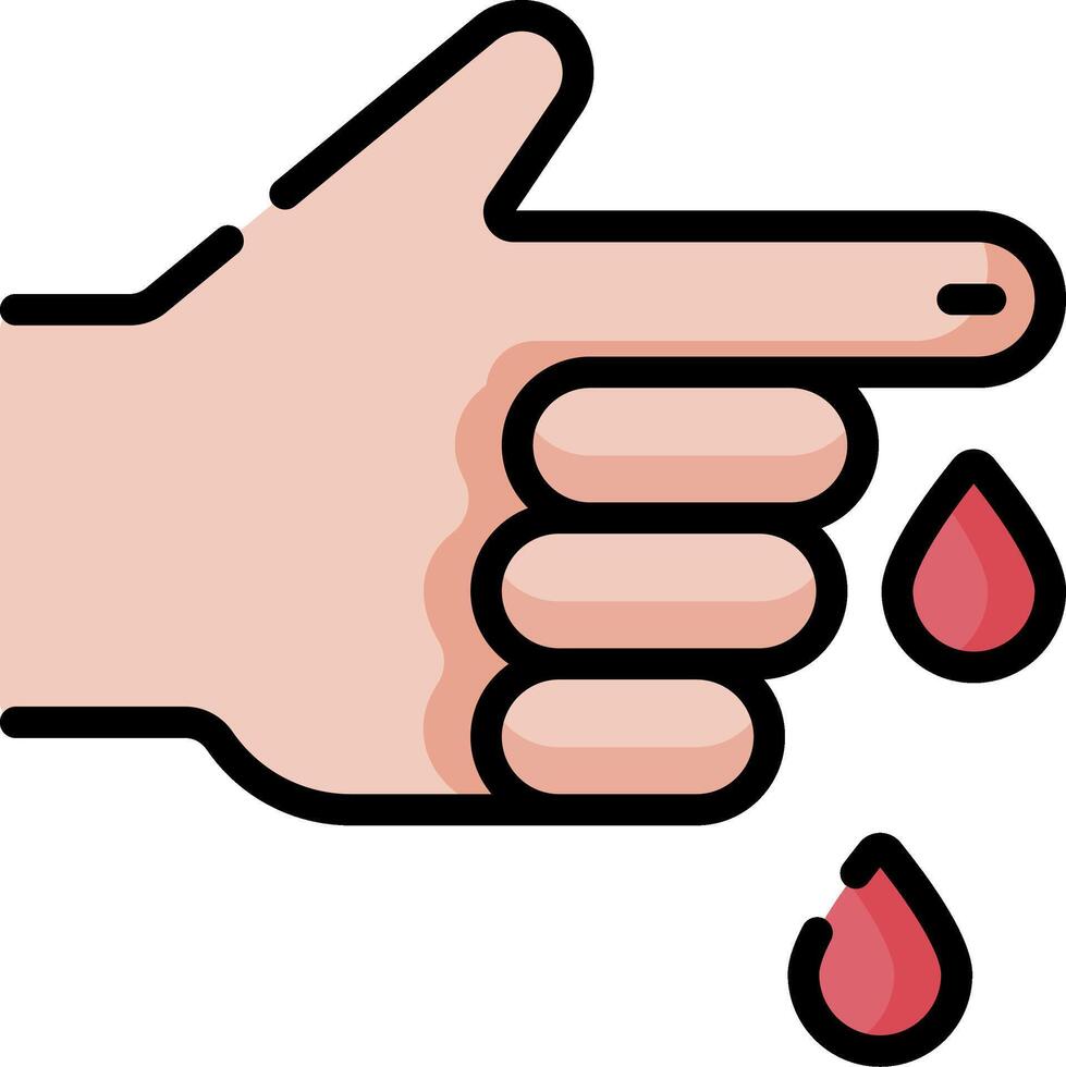 Blood drop icon vector