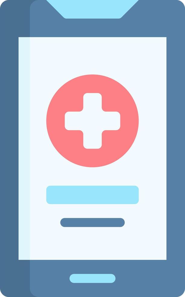 A tablet with a cross on it vector