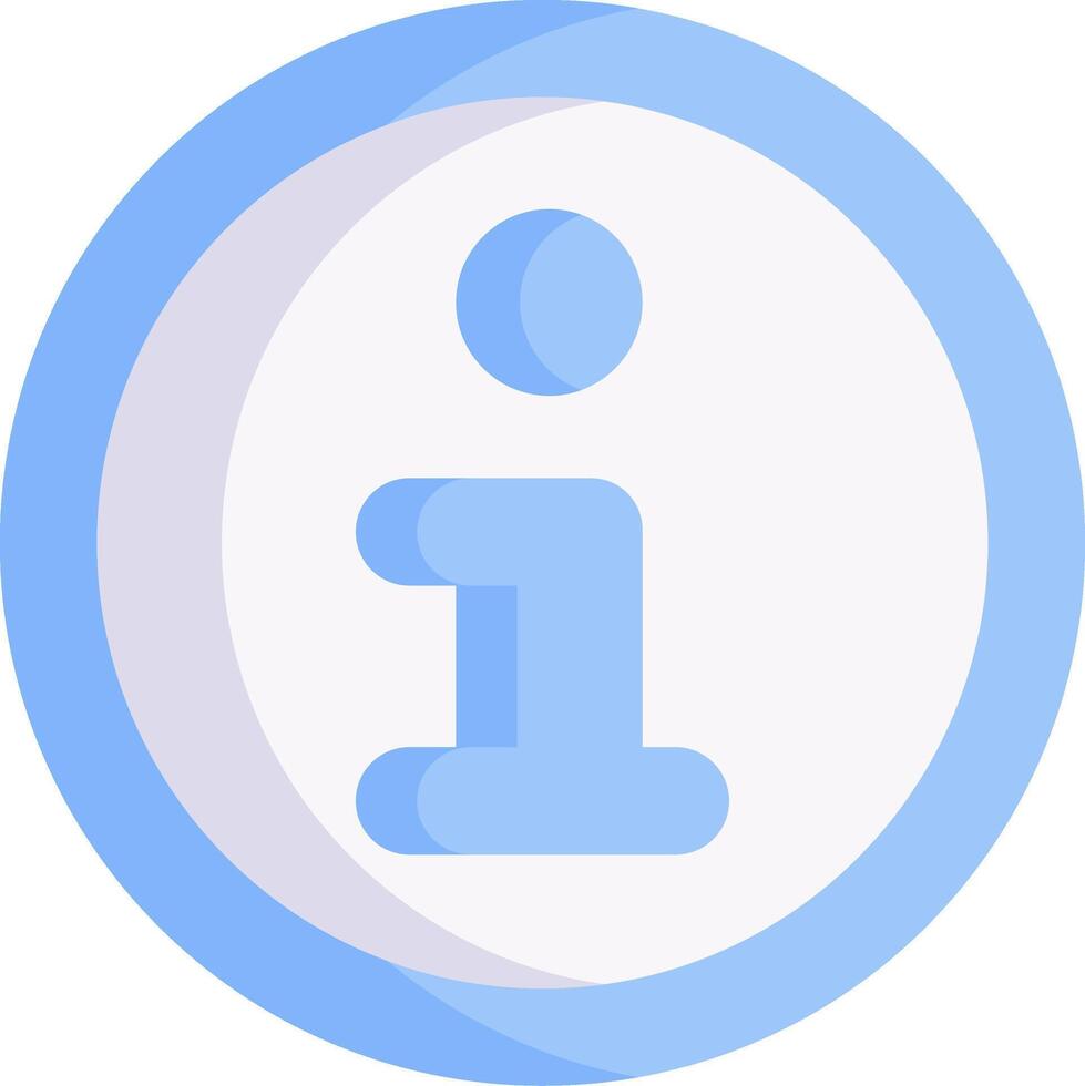 A blue and white icon with the number one vector