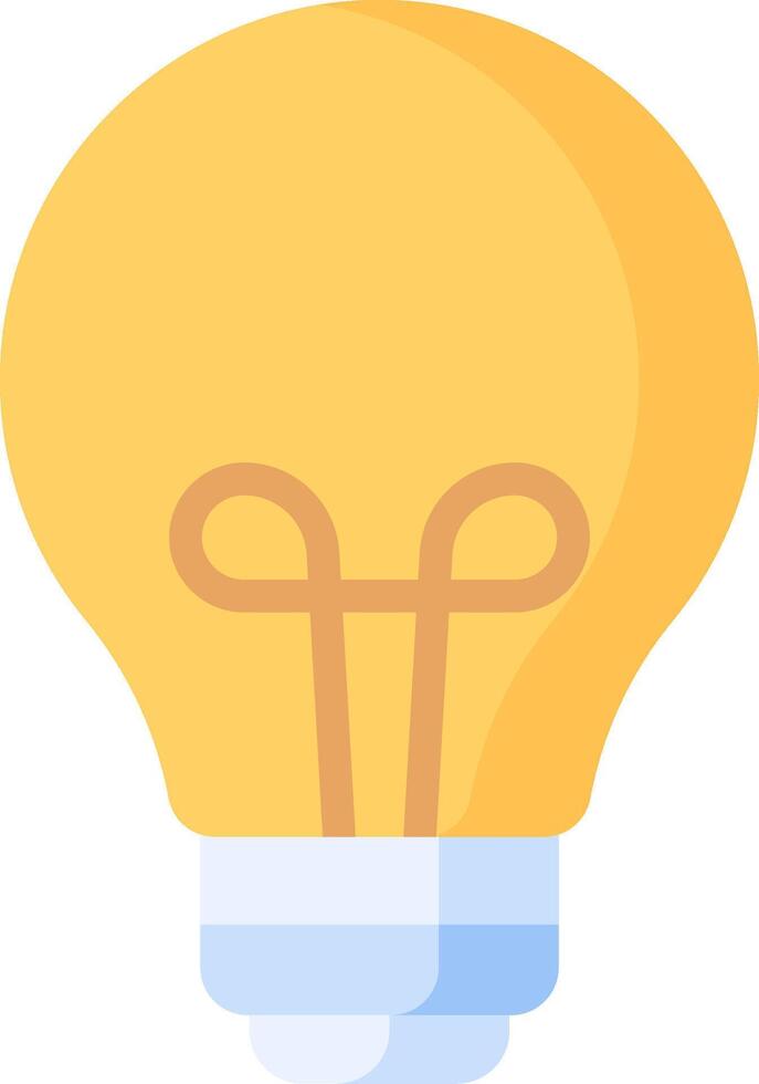 A light bulb with a ribbon on it vector