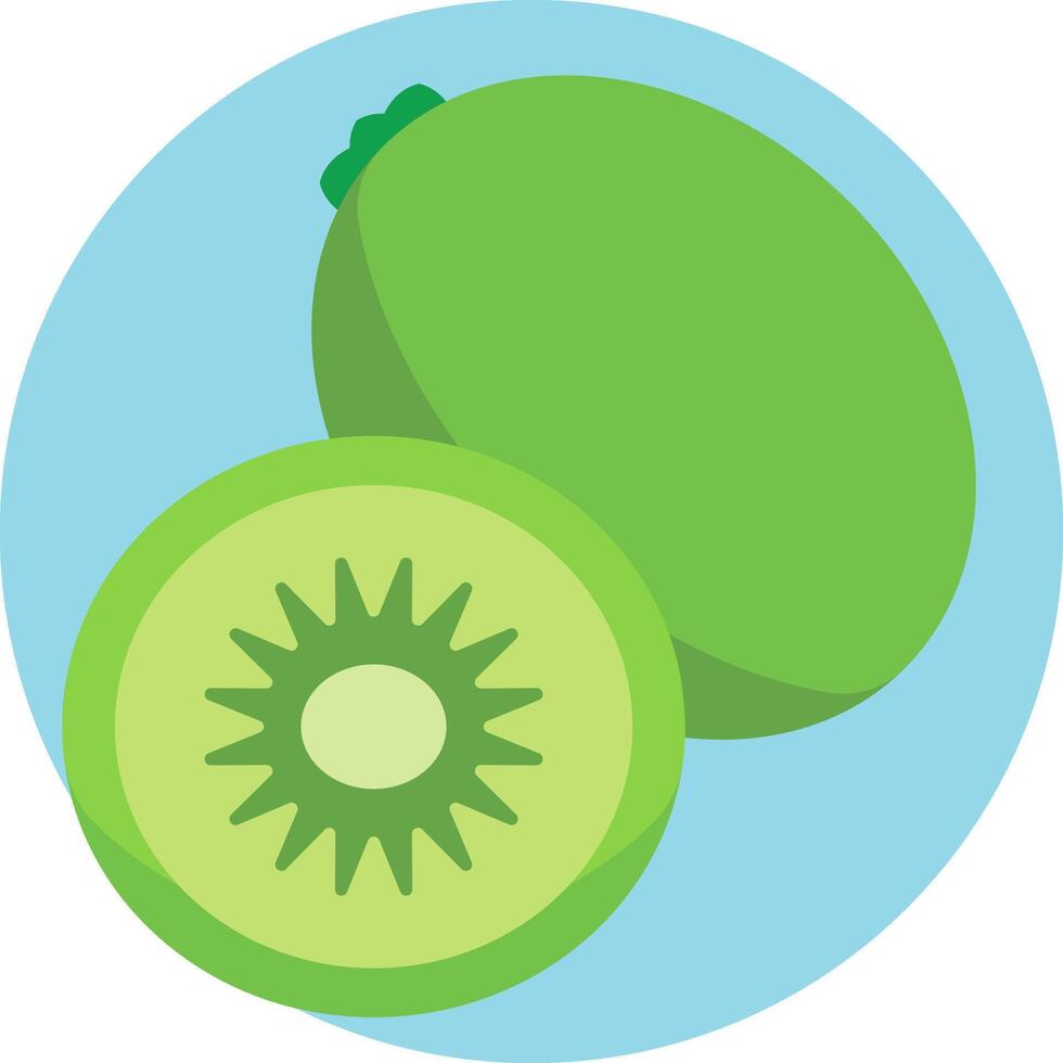 Kiwi fruit icon vector