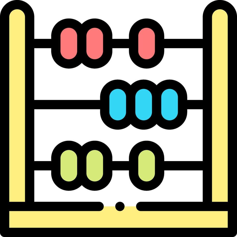 Abacus icon illustration vector