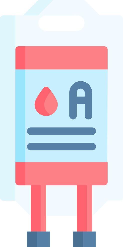 A red and blue box with a red heart on it vector