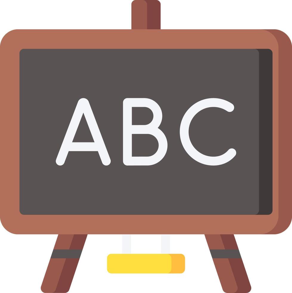 Abc blackboard clipart vector