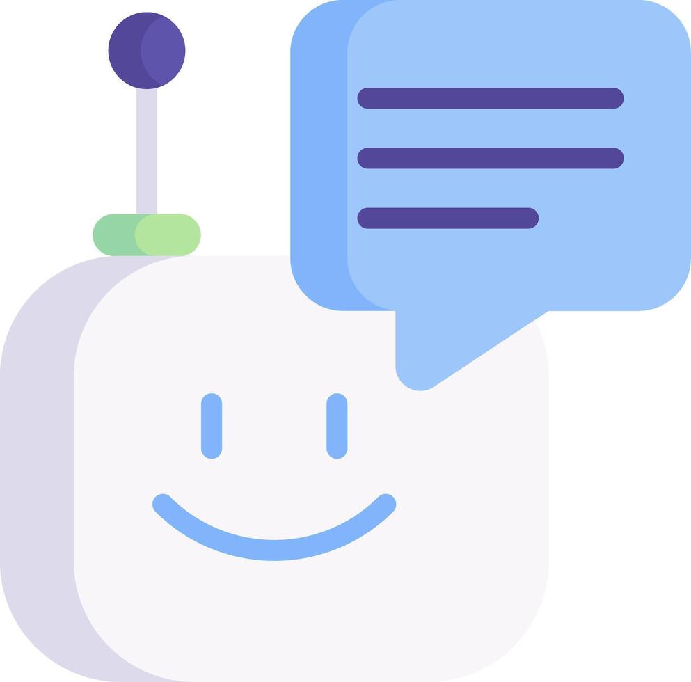 A smiley face with a speech bubble and a speech bubble vector