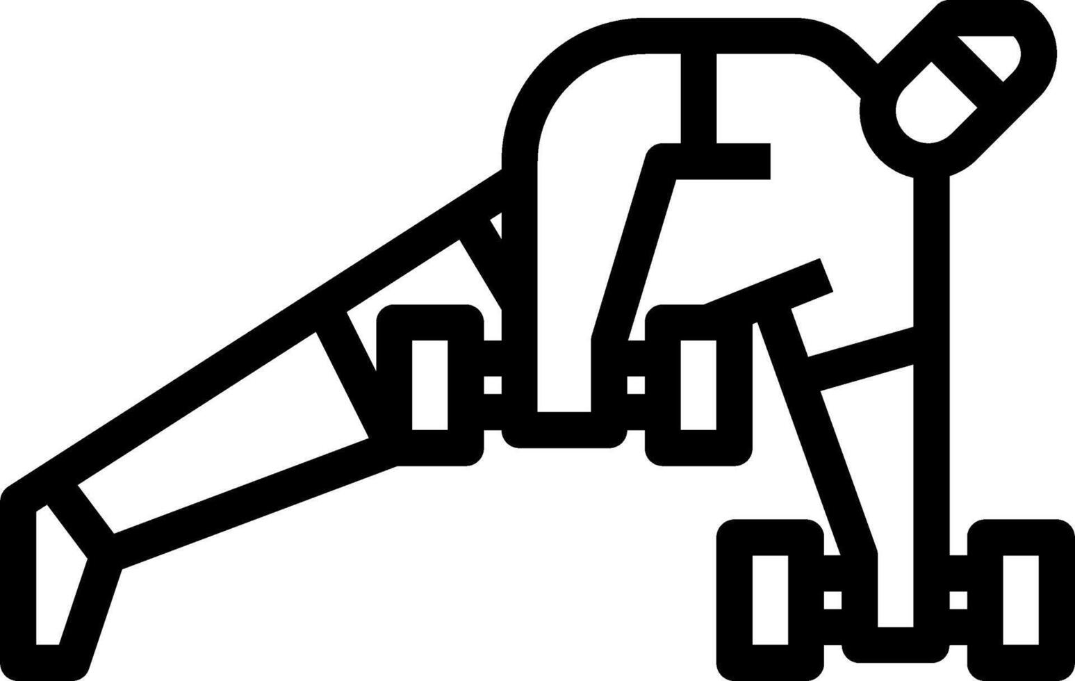 A black and white illustration of a man doing push ups vector
