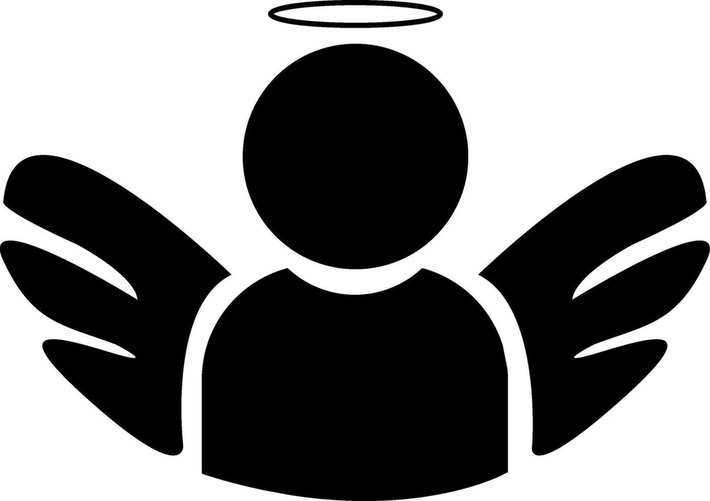 Angel icon price 1 vector