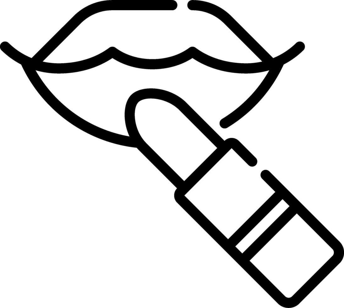 Lipstick icon illustration vector