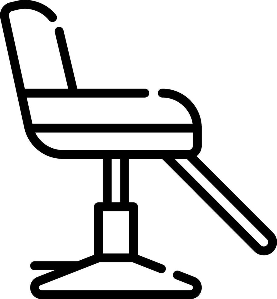 Barber chair icon vector