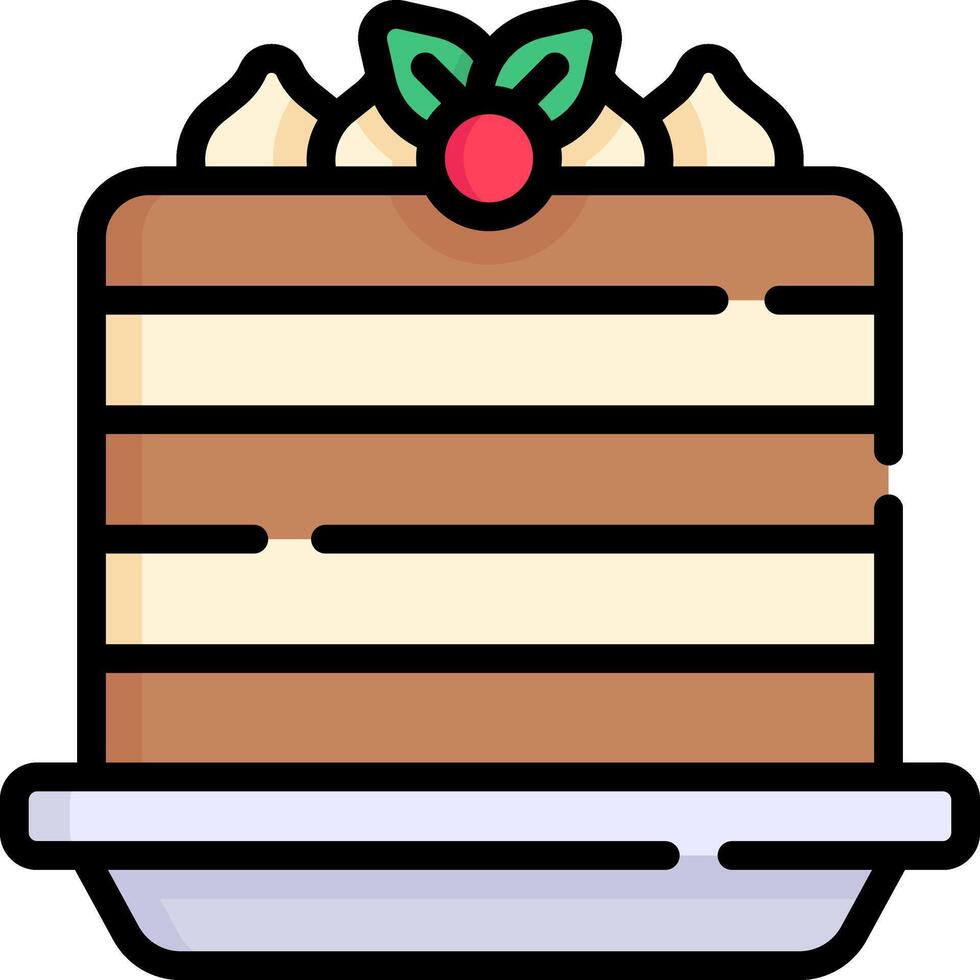 Cake icon illustration vector