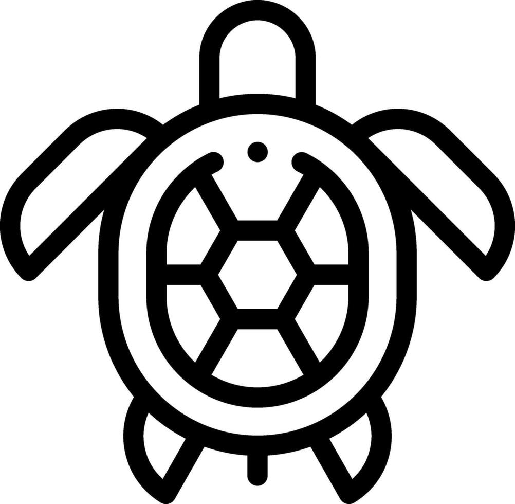 A turtle icon on a white background vector