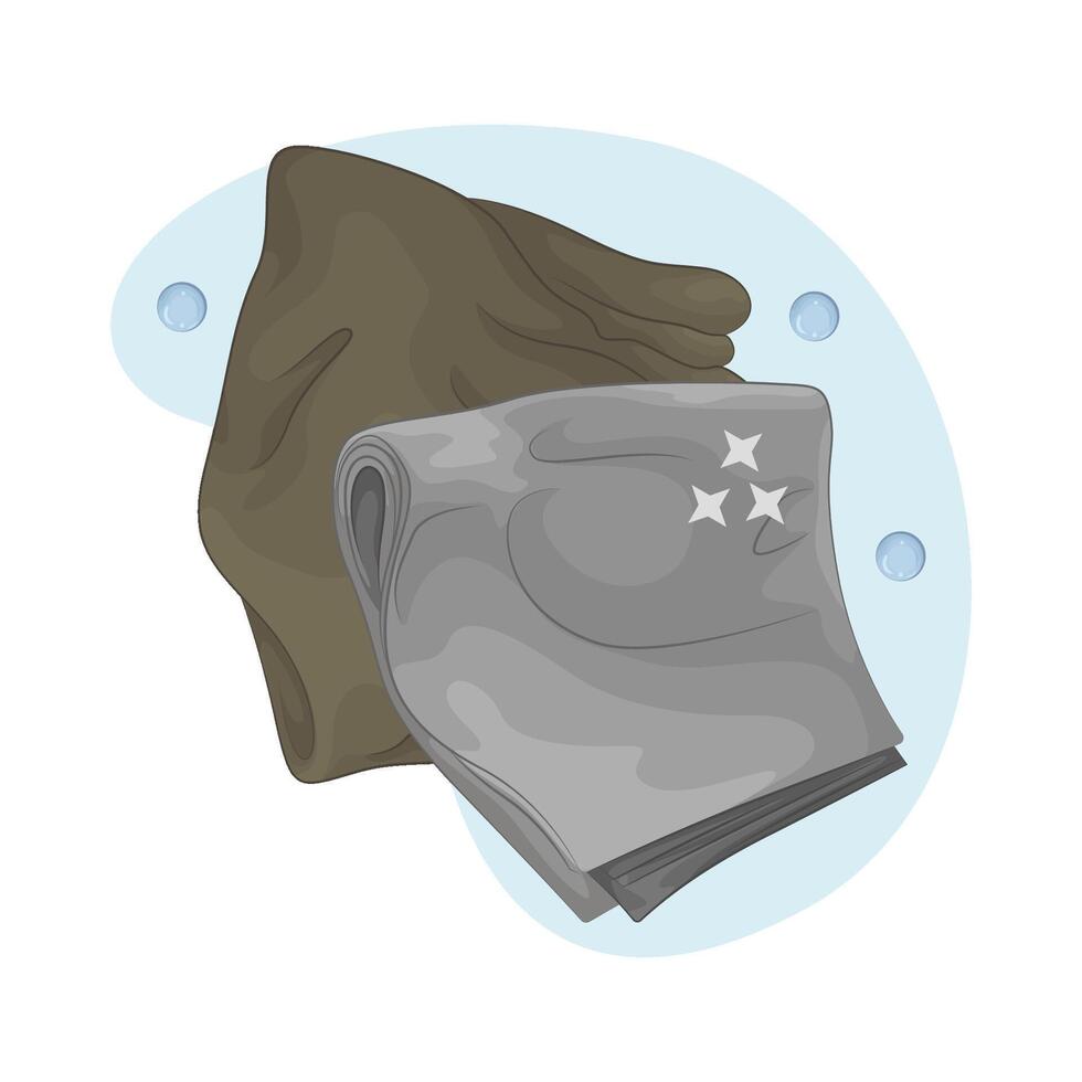 bubble with wipe vector