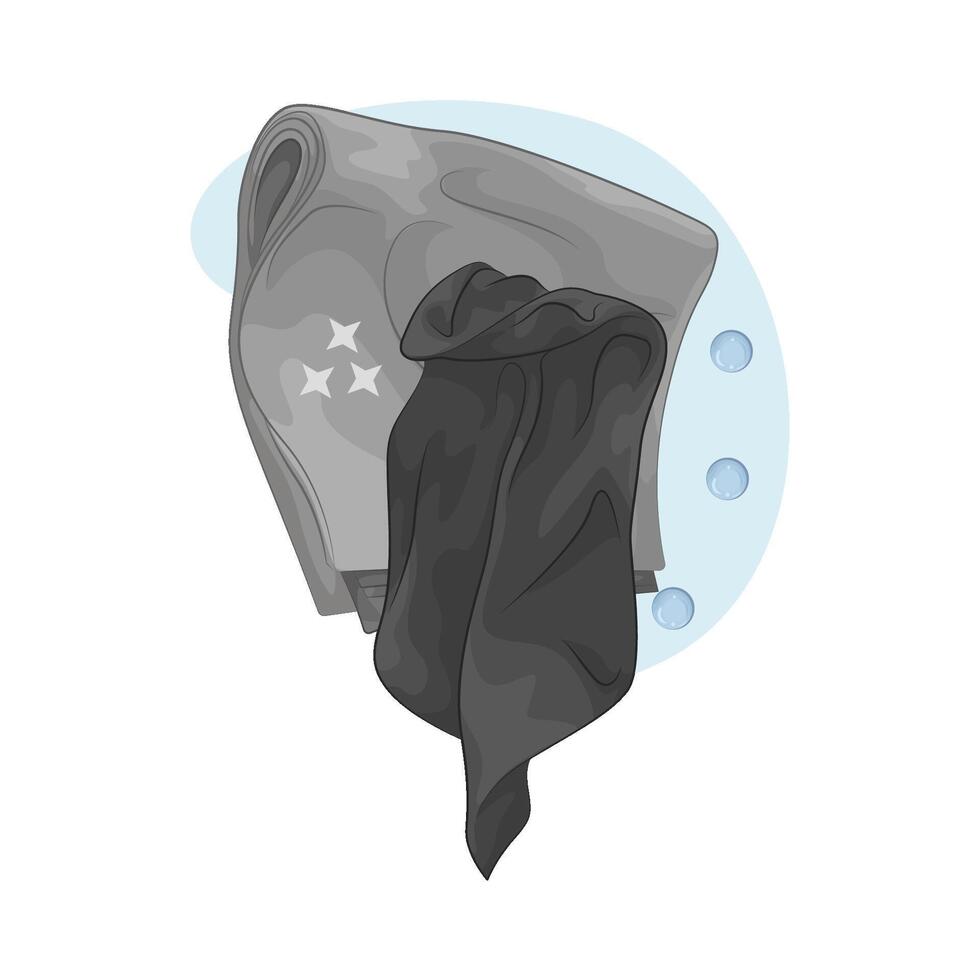 wipe with bubble vector