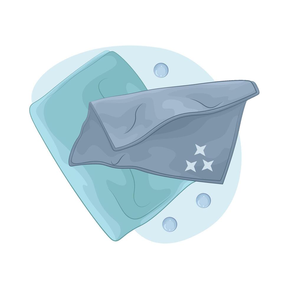 wipe and bubble vector