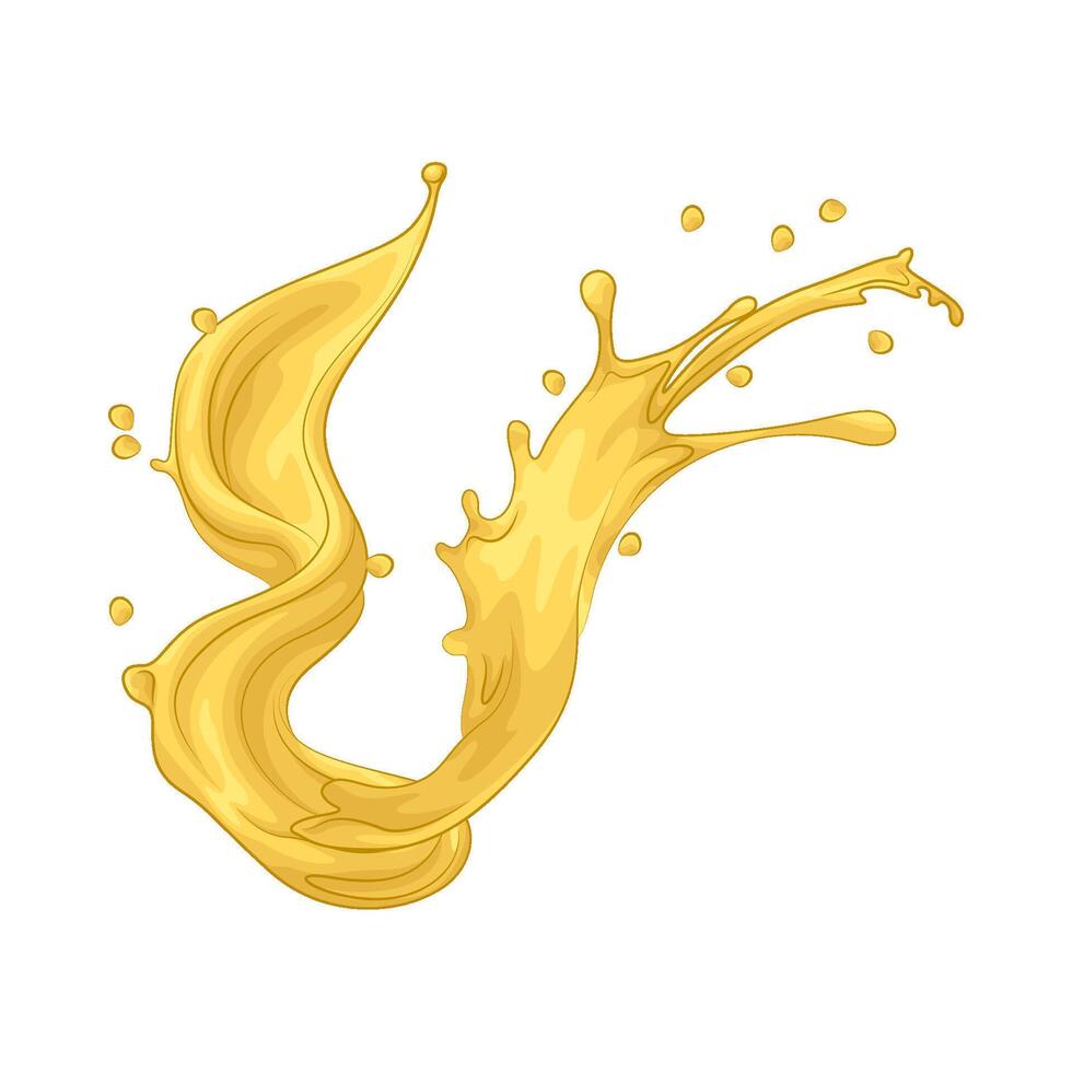 lemon splash illustration vector