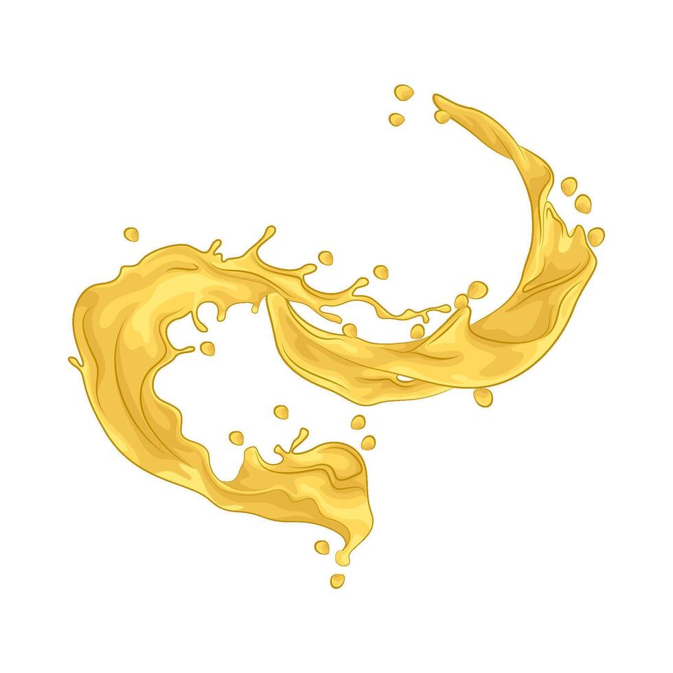 fresh lemon splash vector