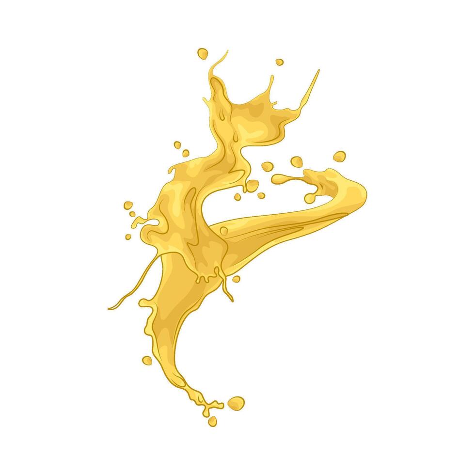 fresh lemon splash illustration vector