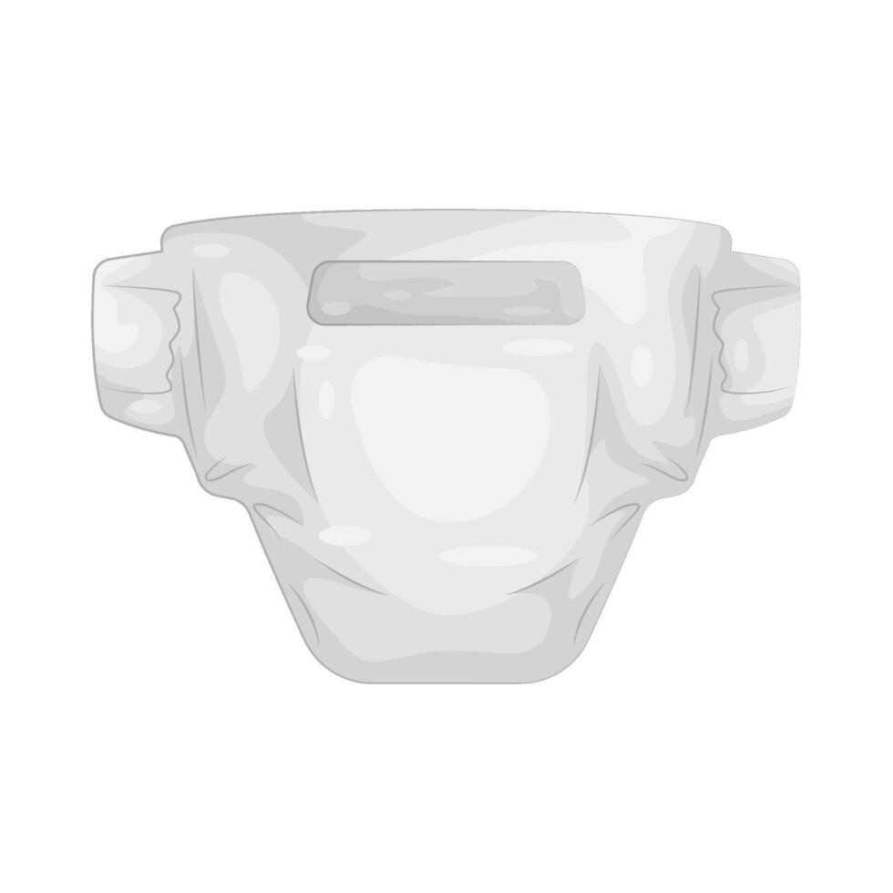 Illustration of Diaper vector