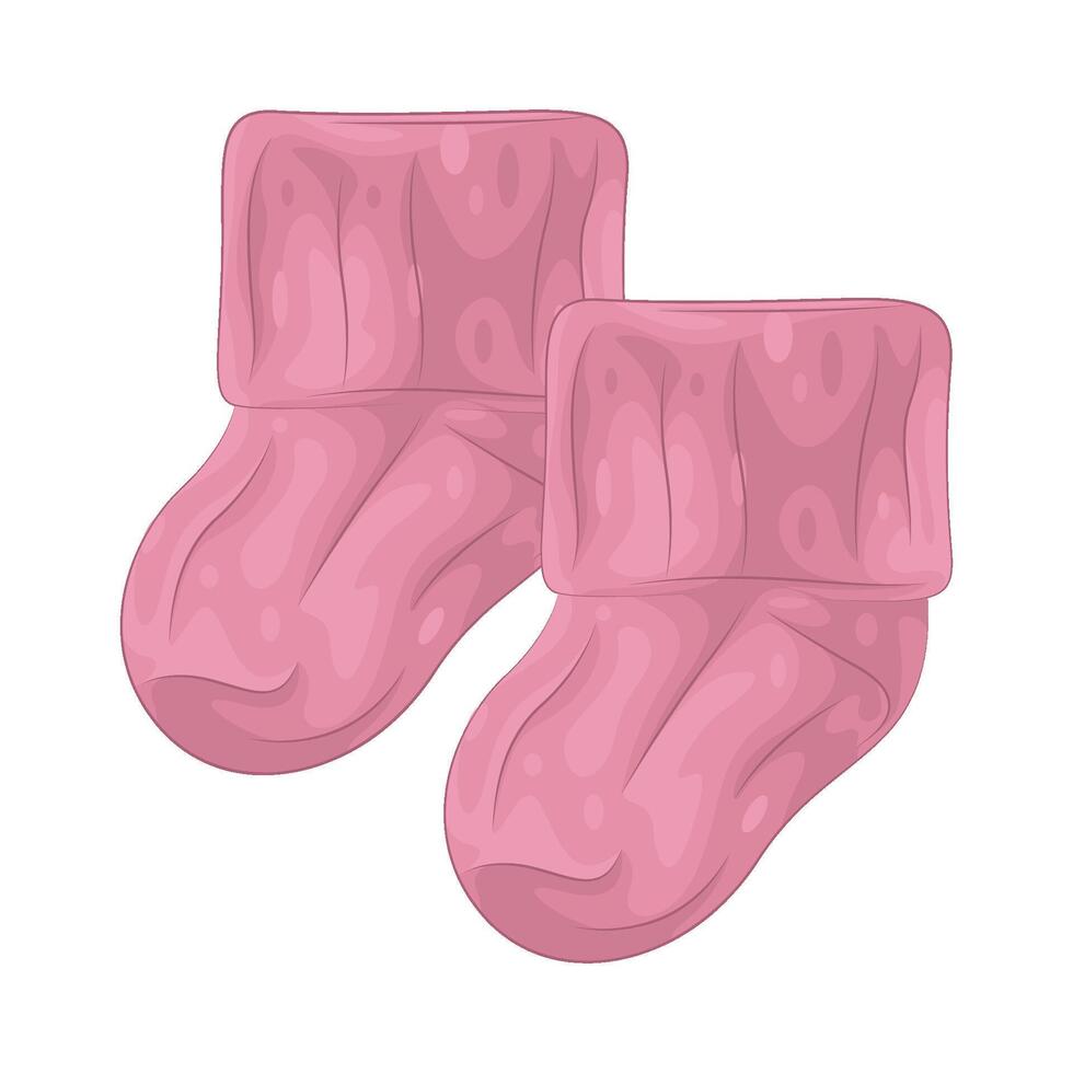 Illustration of Baby Socks vector