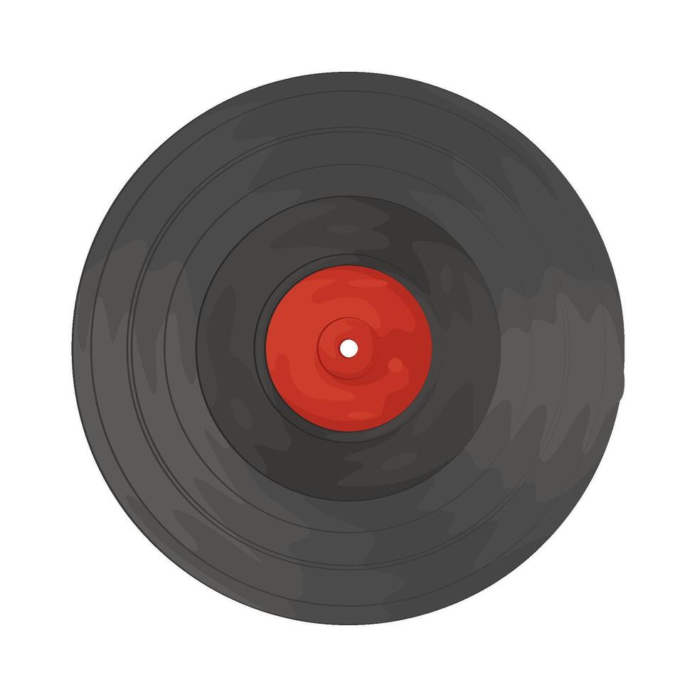 Illustration of Vinyl Record vector