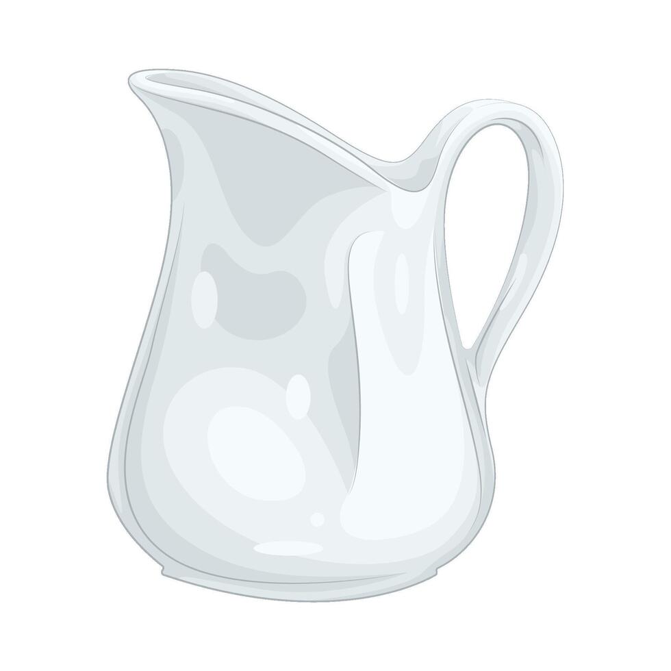 Illustration of milk jug vector