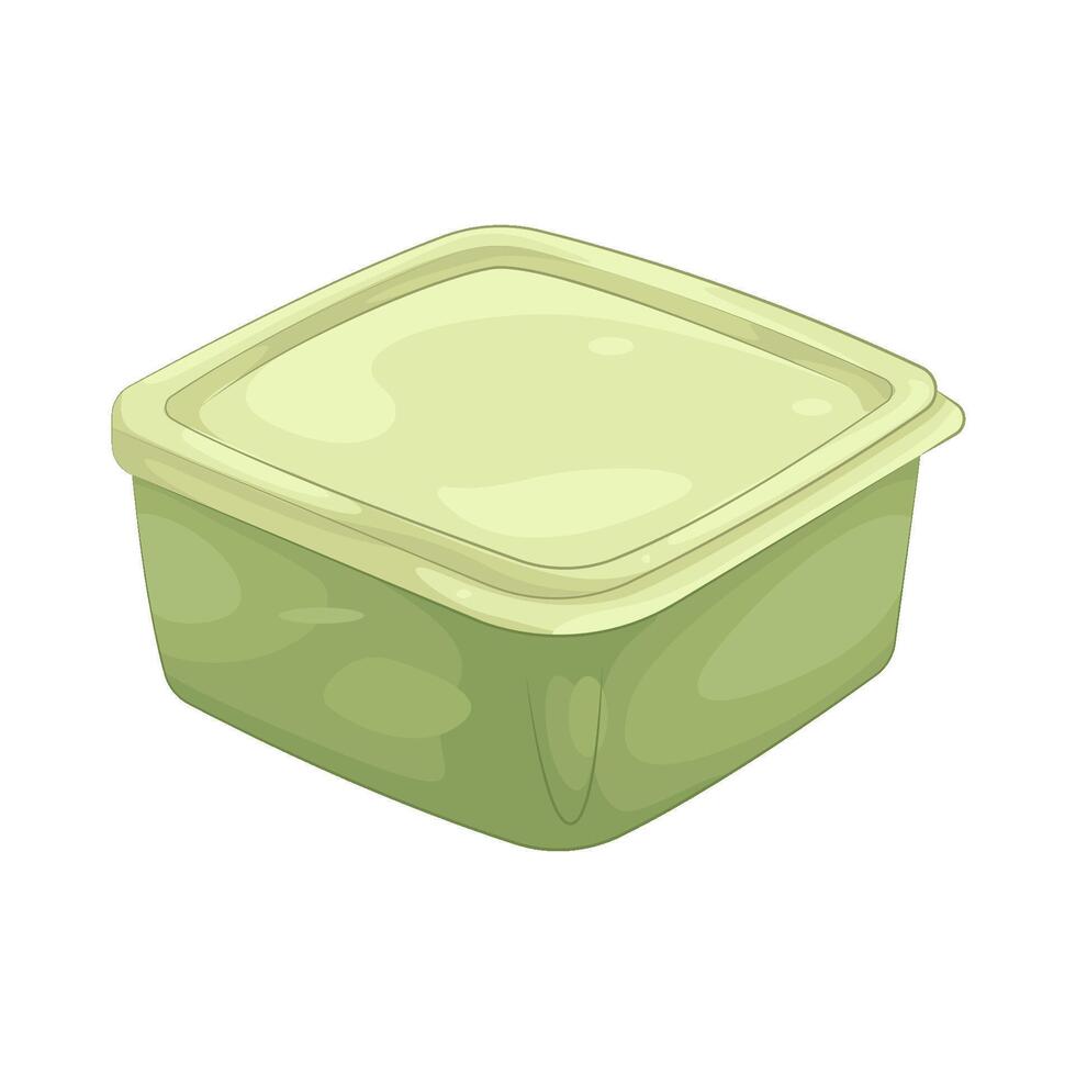 Illustration of food container vector