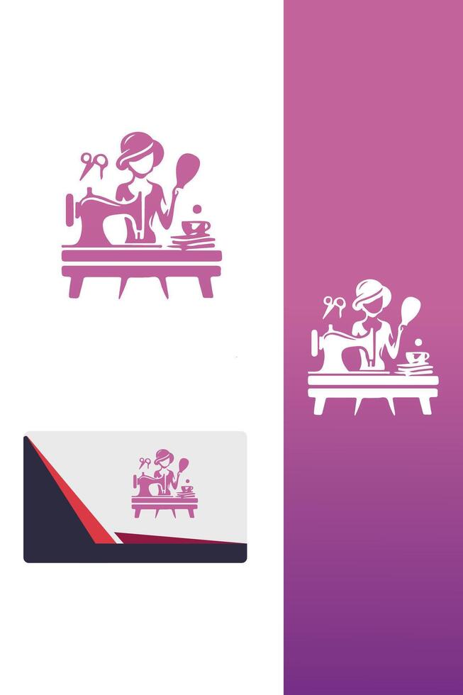 Couture Haven Dress Maker Logo vector