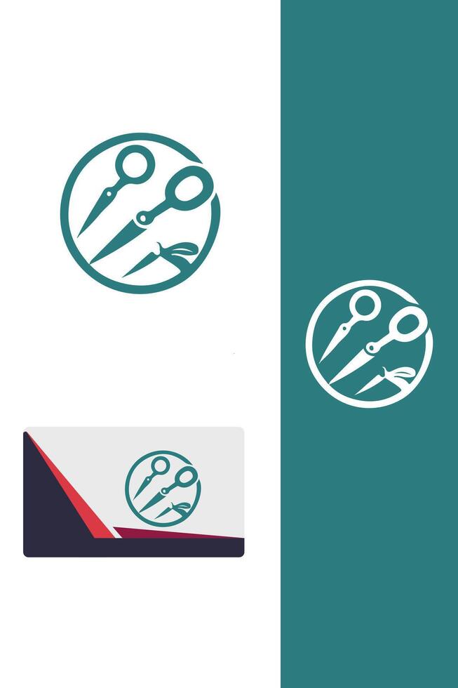 Luxe Couture Dress Maker Logo vector