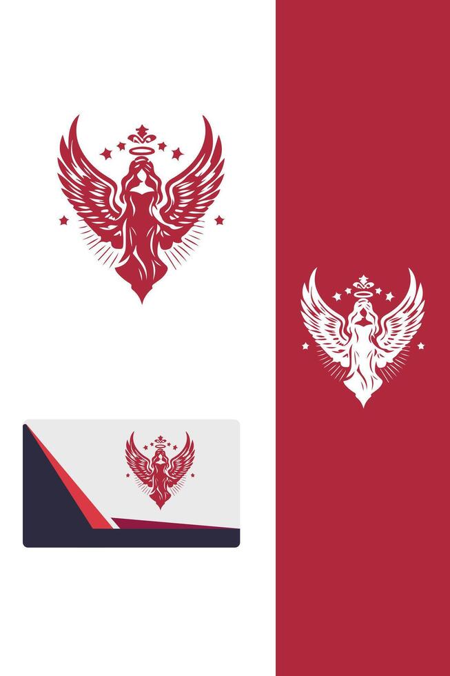 Vassago angels logo vector